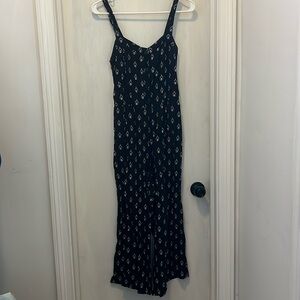 Loft black lightweight jumpsuit